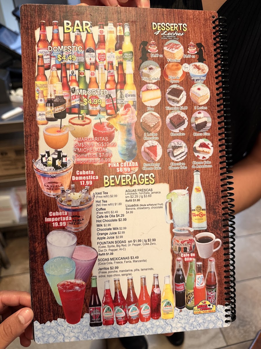 La Perla Bar & Grill Menu - Image 4